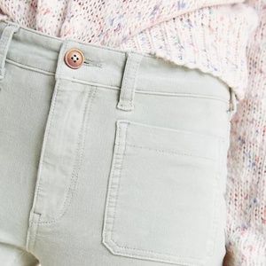 NWOT ~ PILCRO & THE LETTERPRESS HIGH-RISE CORDUROY PANTS SZ 28